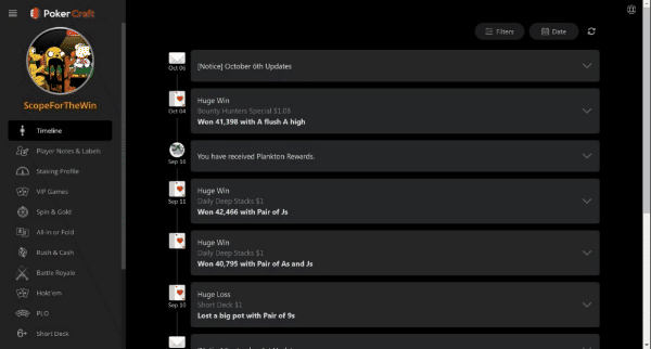 Download PokerCraft Tournament Summaries